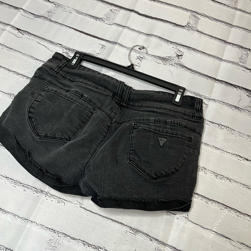 Vintage 90s Guess Jean Shorts Womens 32 High Rise Mom Core USA Button Fly Y2K - Picture 11 of 16